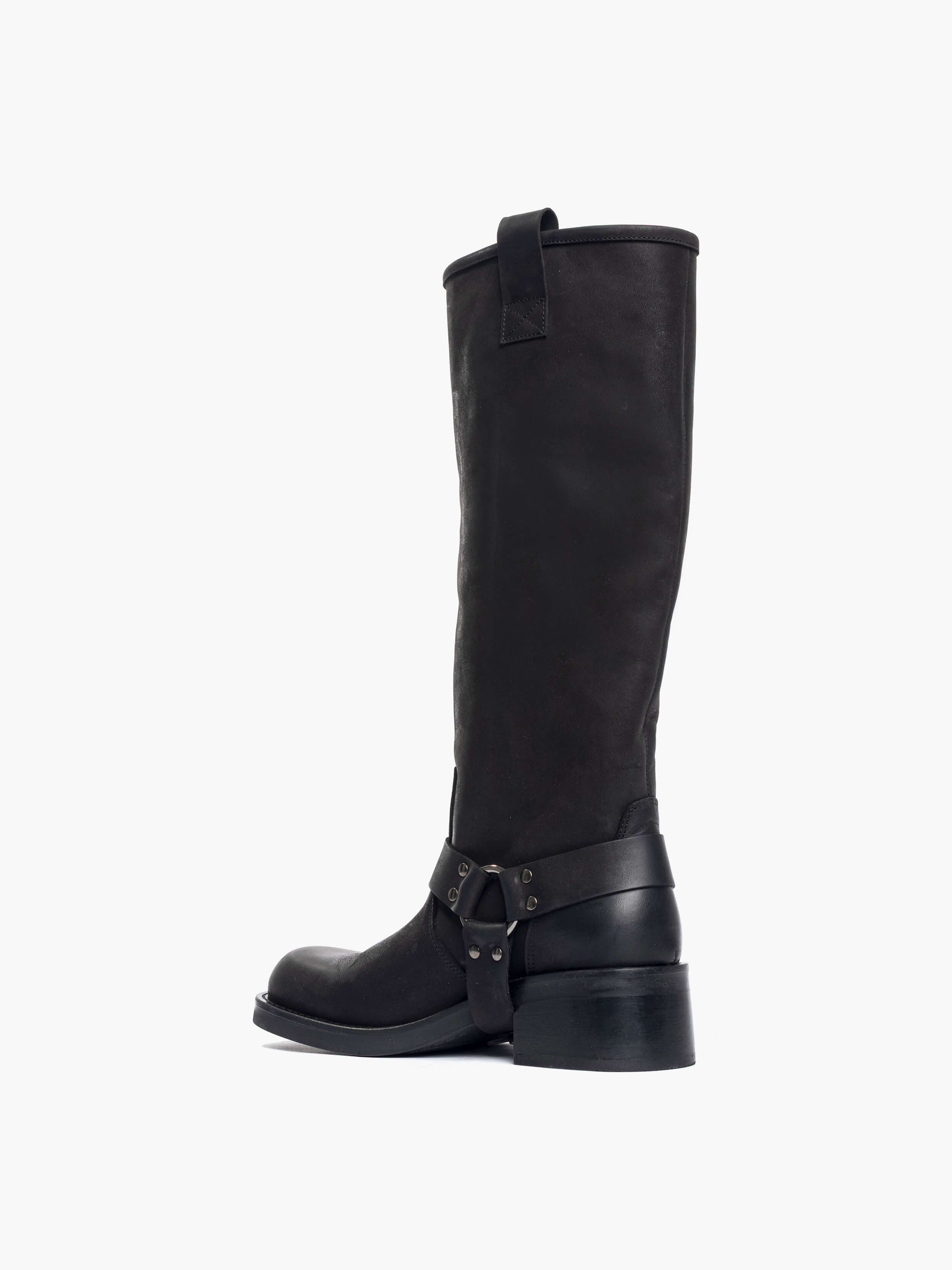 Stivali Countryboot in nabuk nero