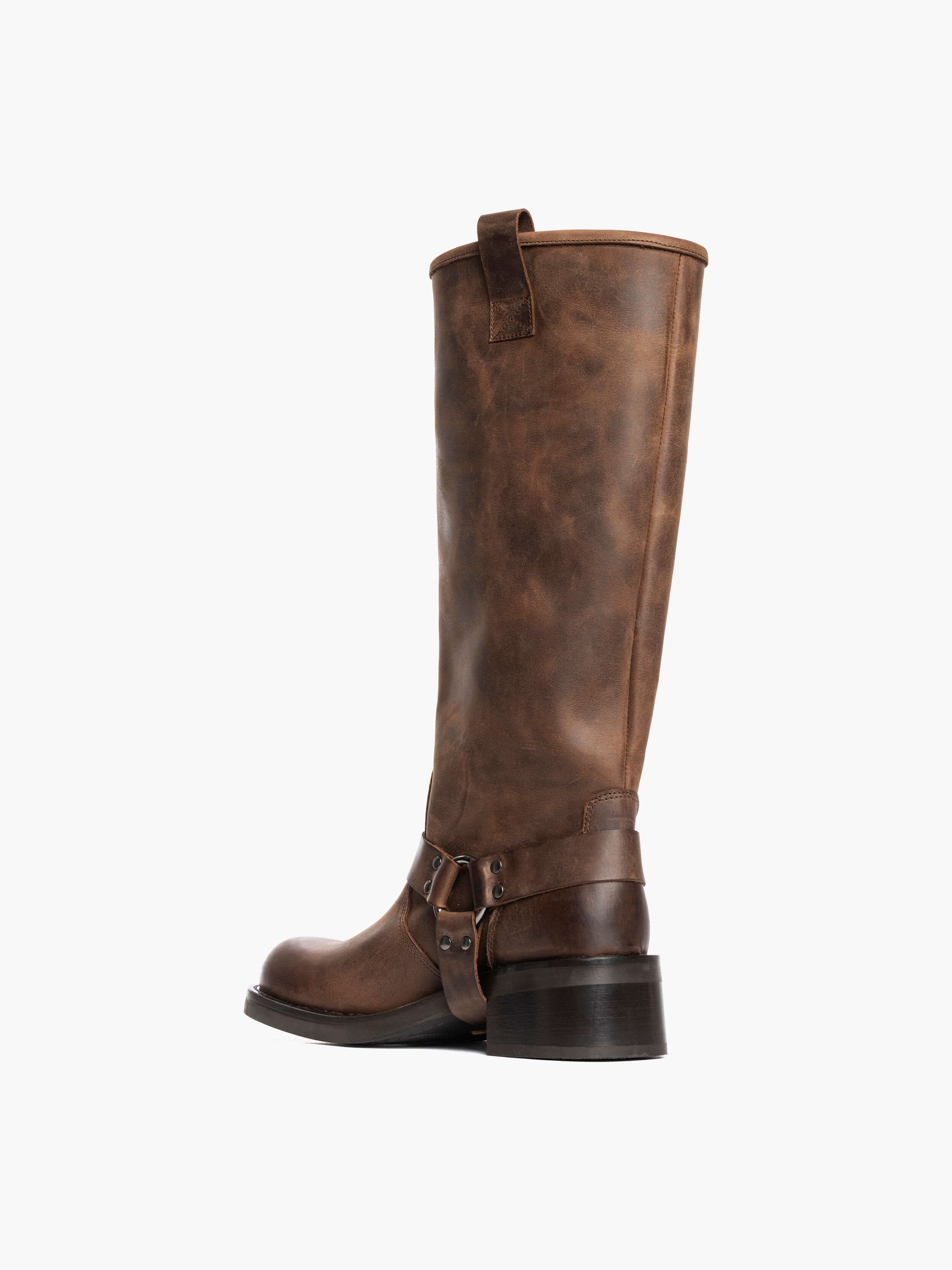 Stivali alti Countryboot in pelle Cuoio