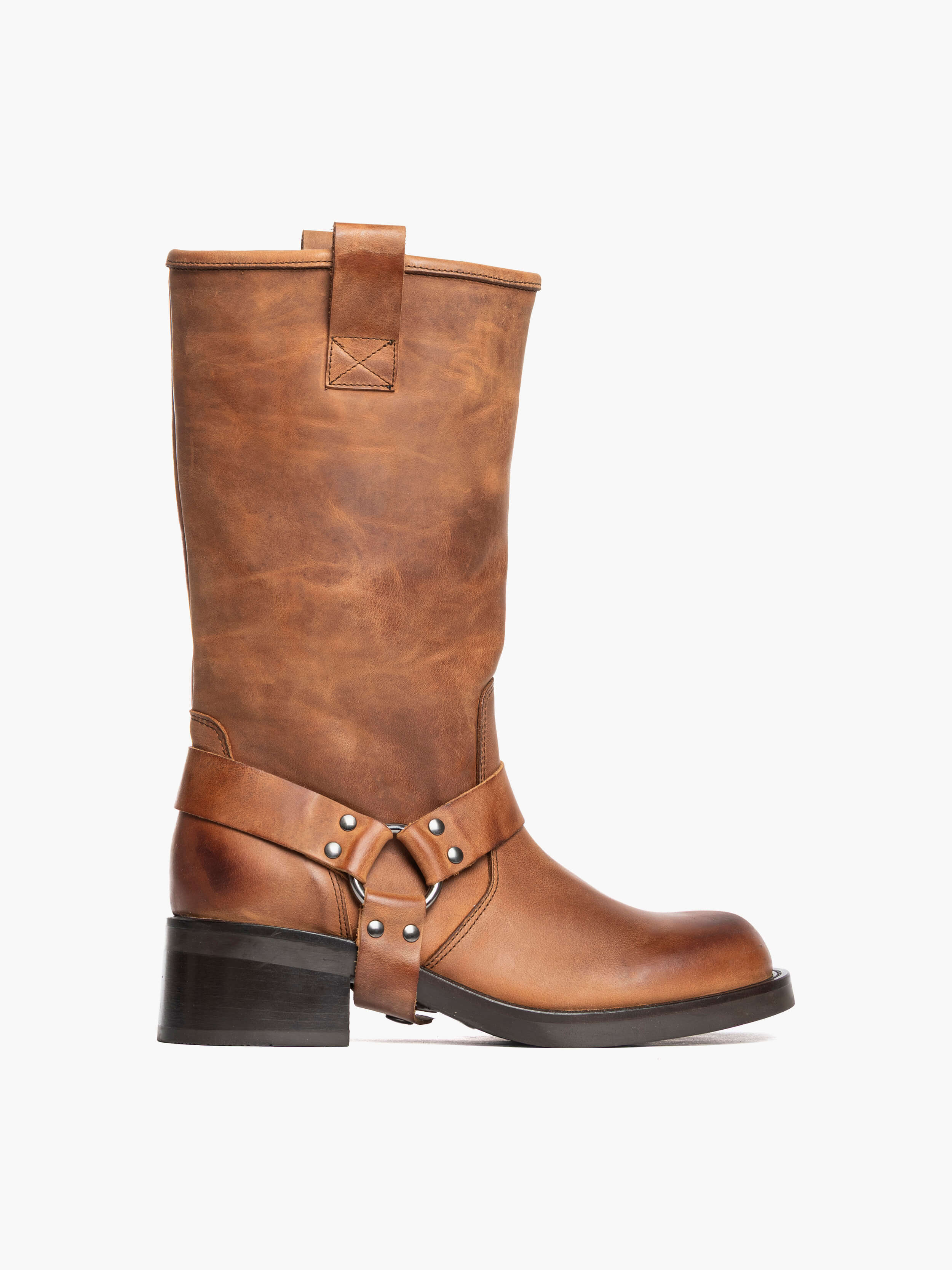 Stivali alti Countryboot in Nabuk Marrone