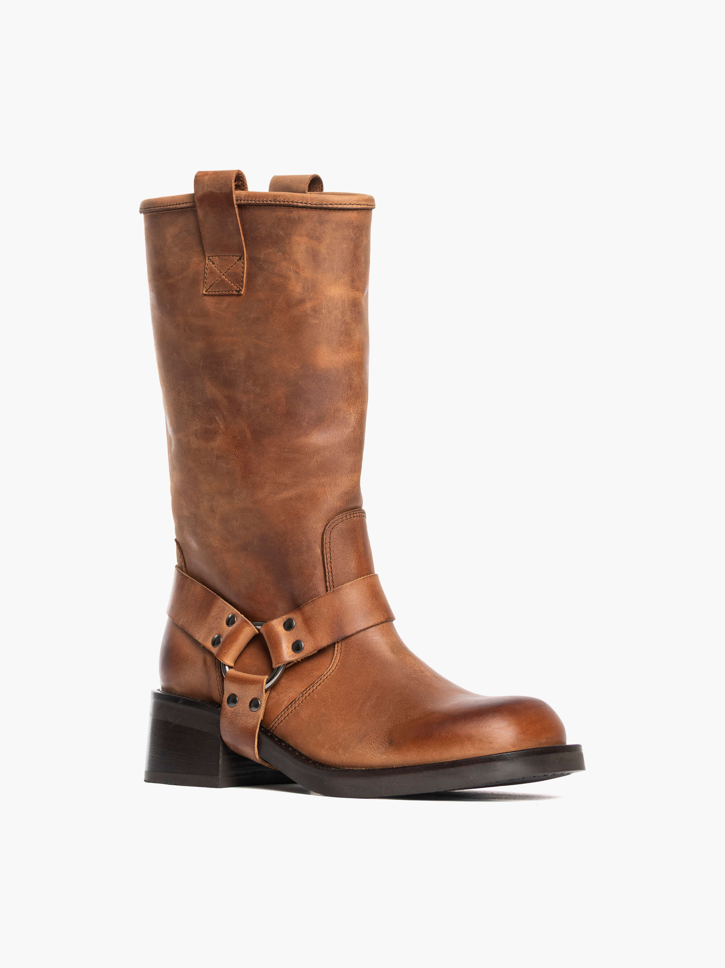 Stivali alti Countryboot in Nabuk Marrone