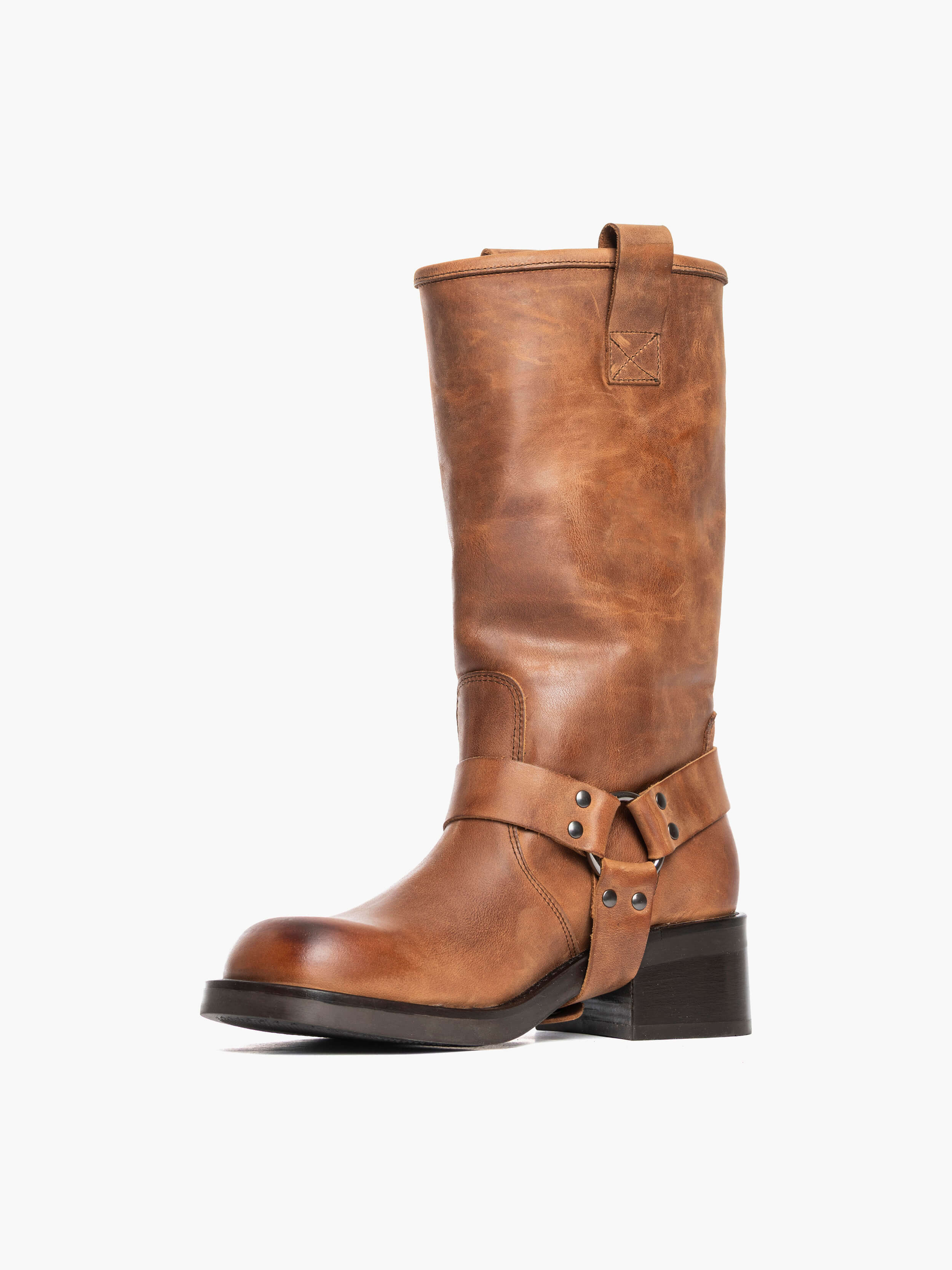 Stivali alti Countryboot in Nabuk Marrone