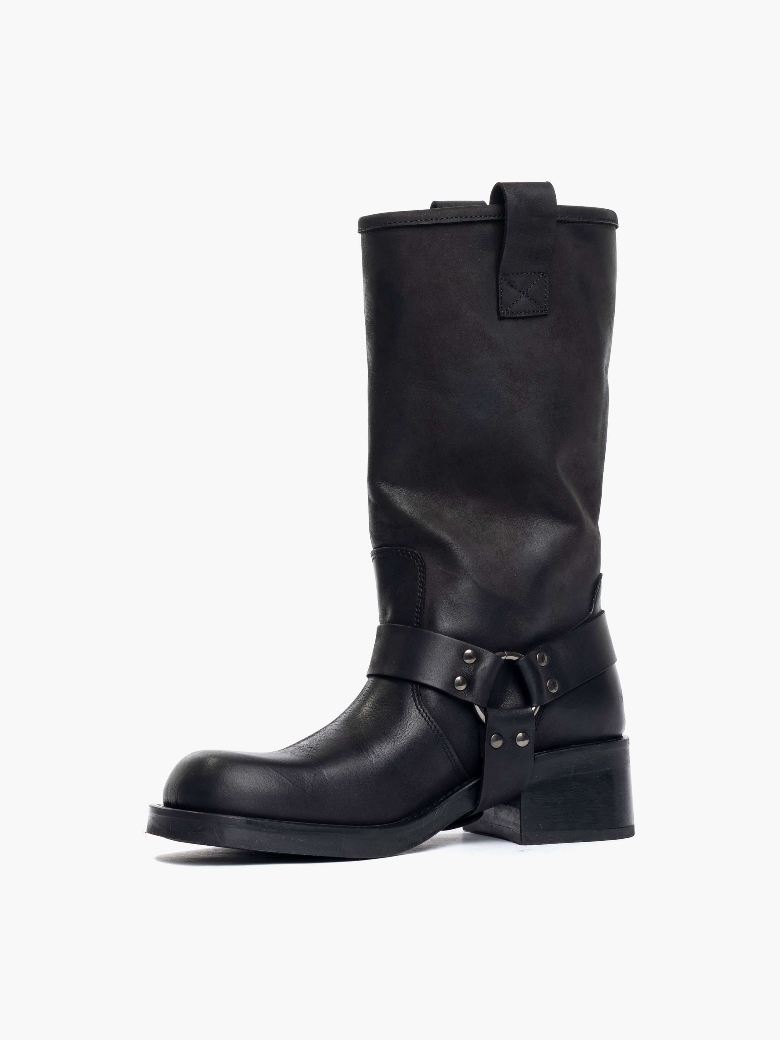 Stivali Countryboot in nabuk nero