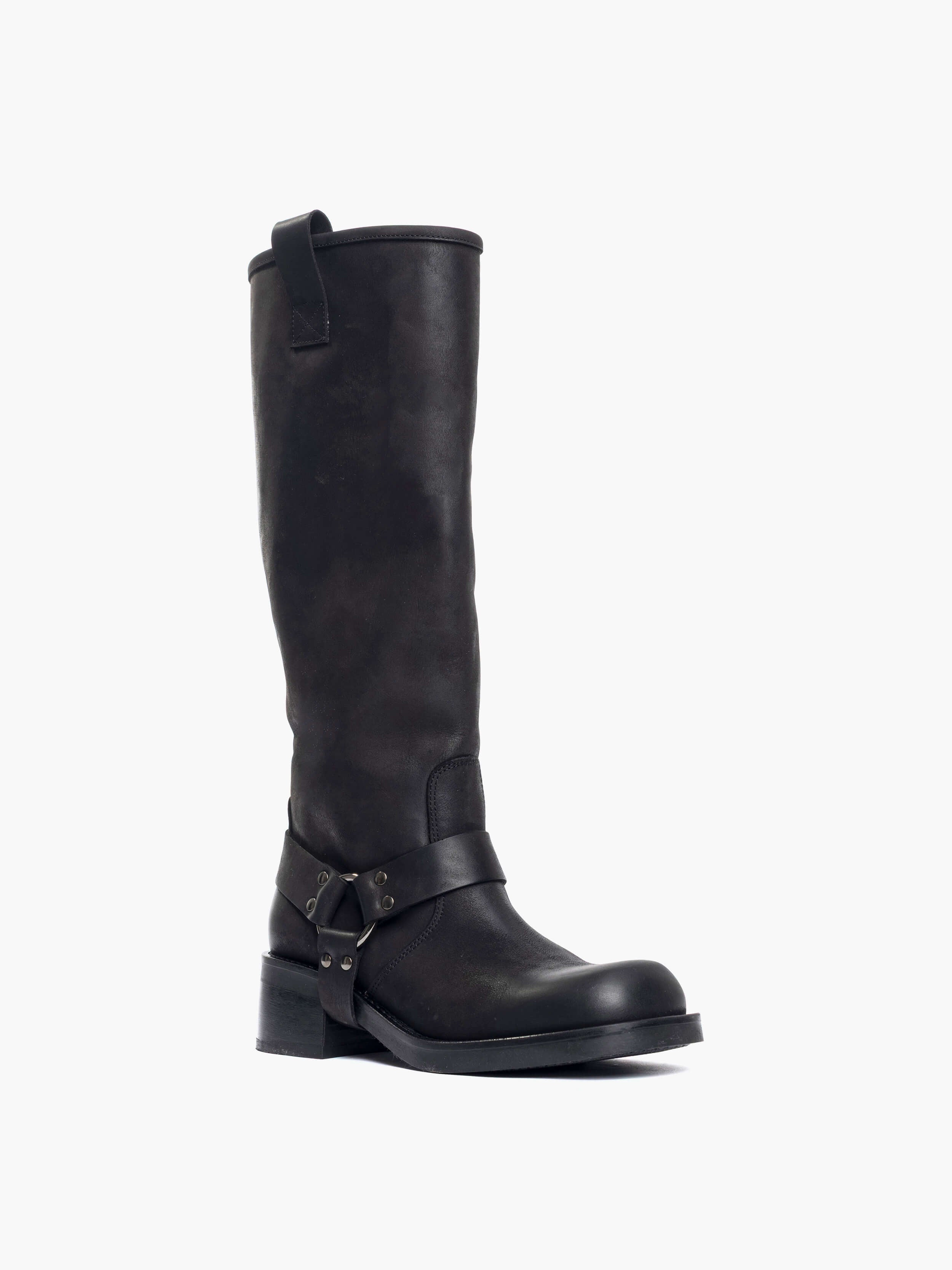 Stivali Countryboot in nabuk nero