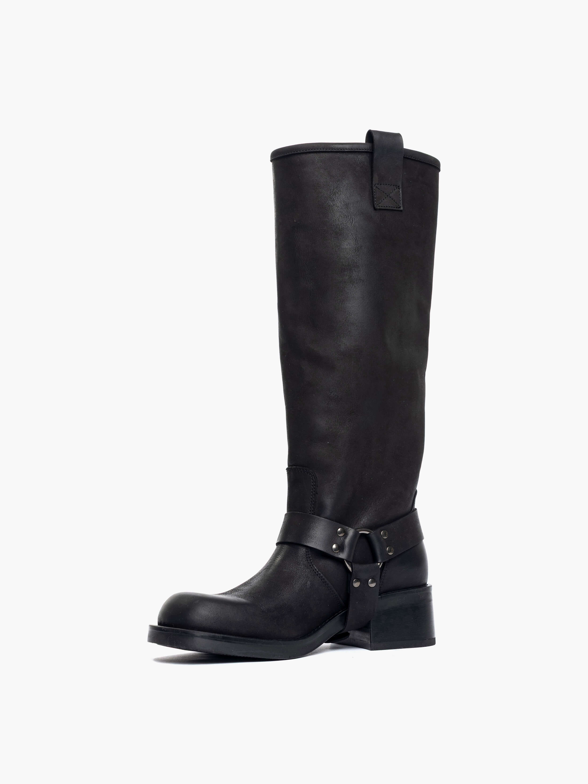 Stivali Countryboot in nabuk nero