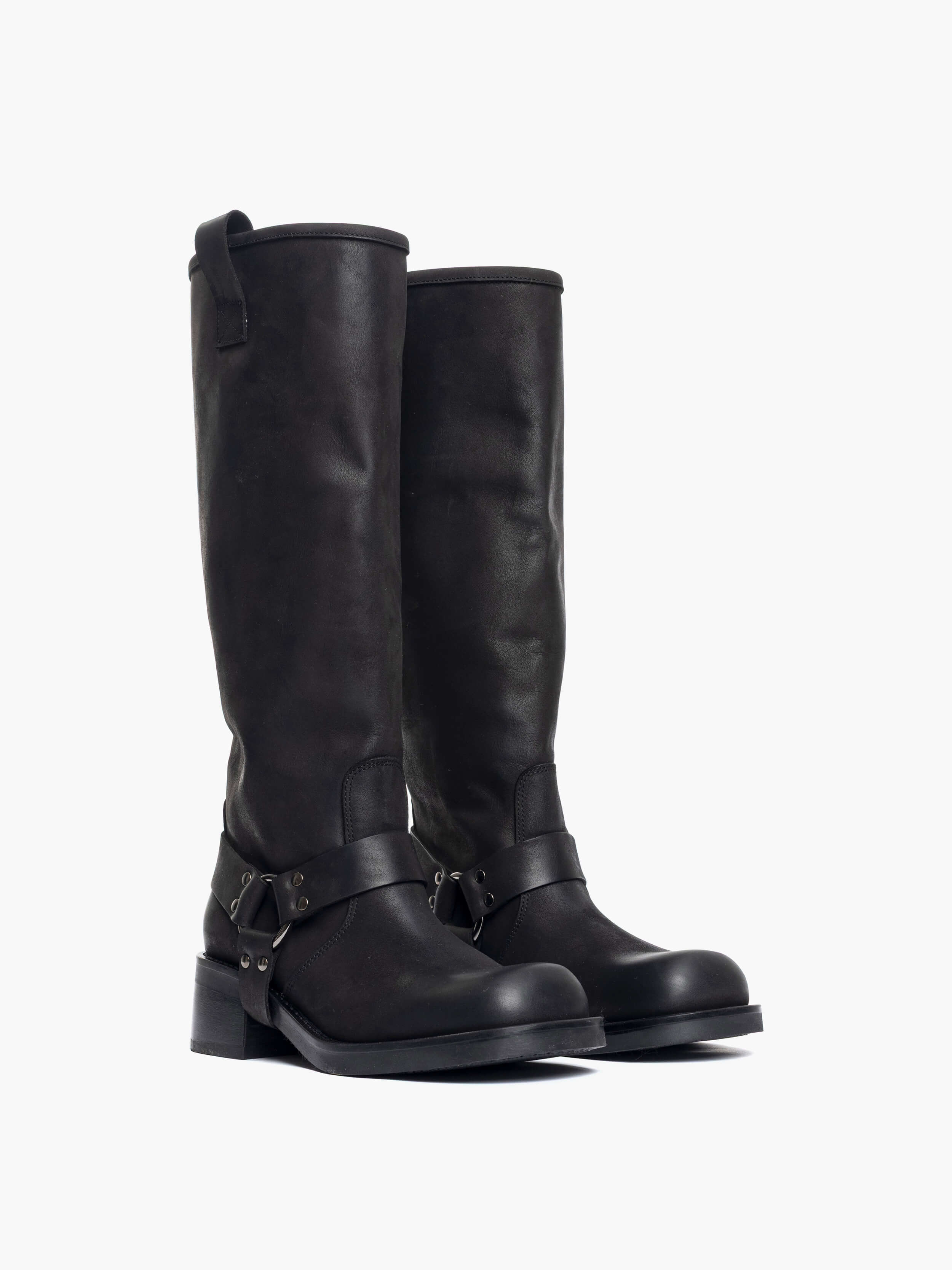 Stivali Countryboot in nabuk nero