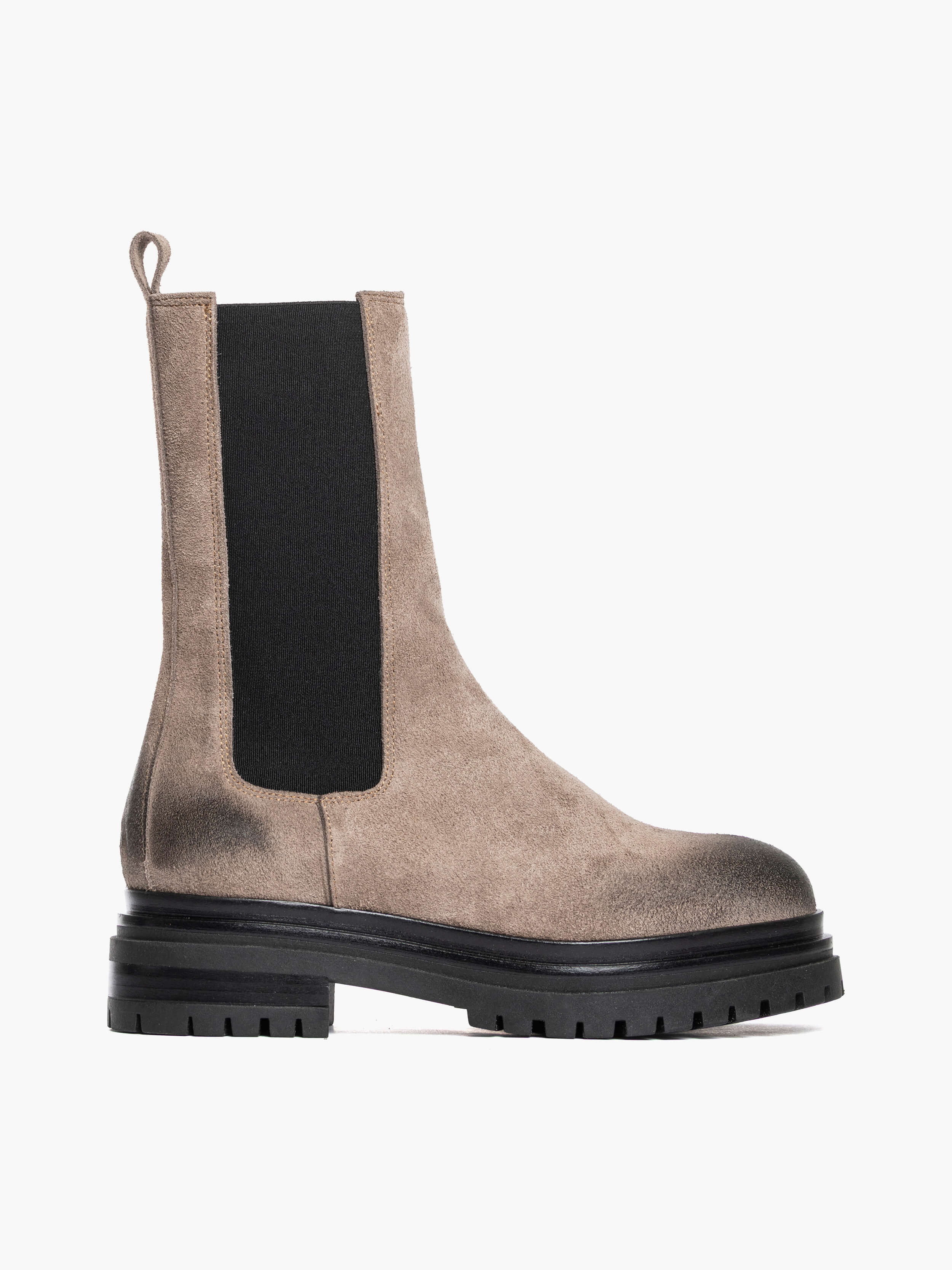 Stivali Livrea camoscio beige