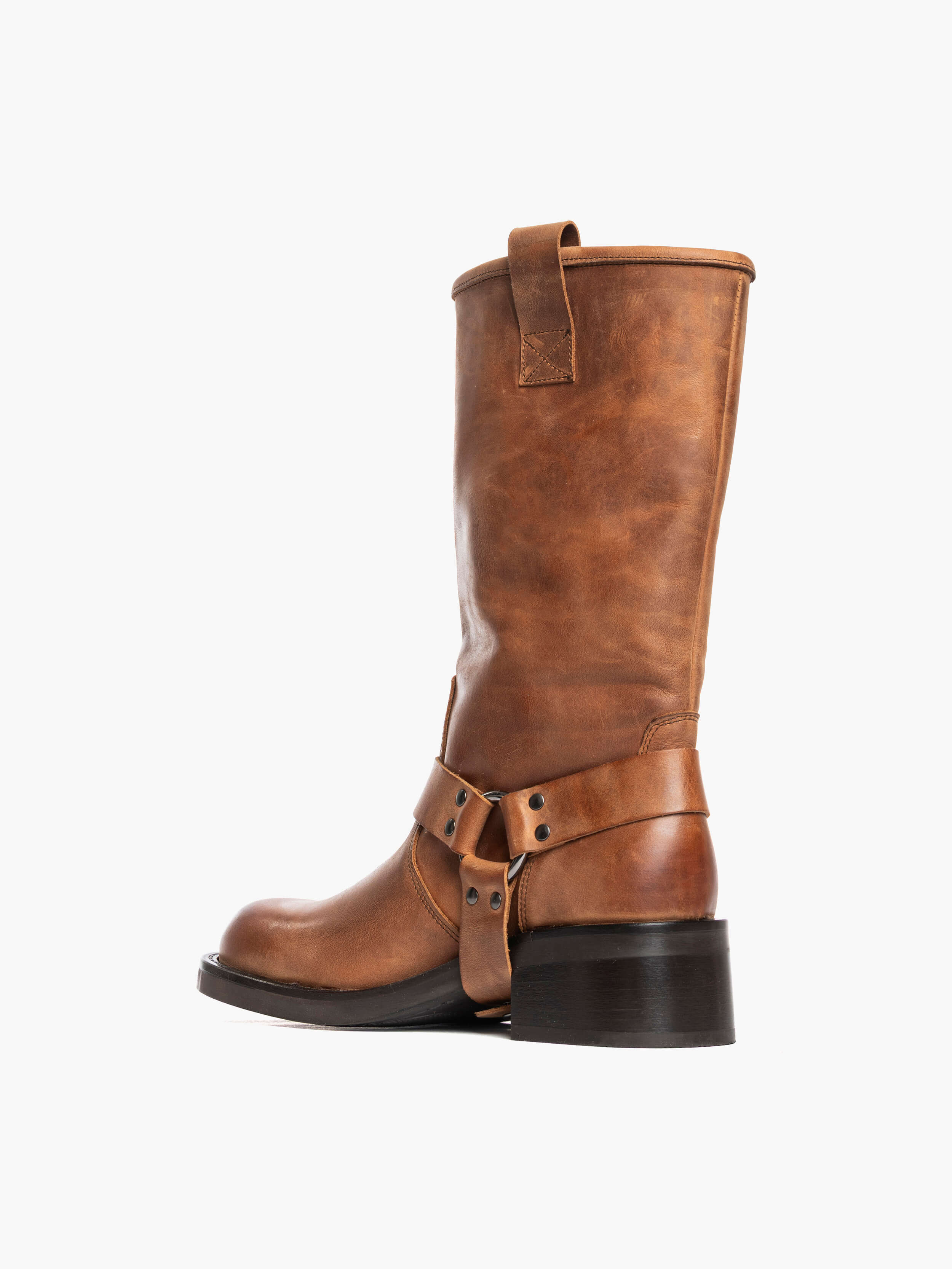 Stivali alti Countryboot in Nabuk Marrone