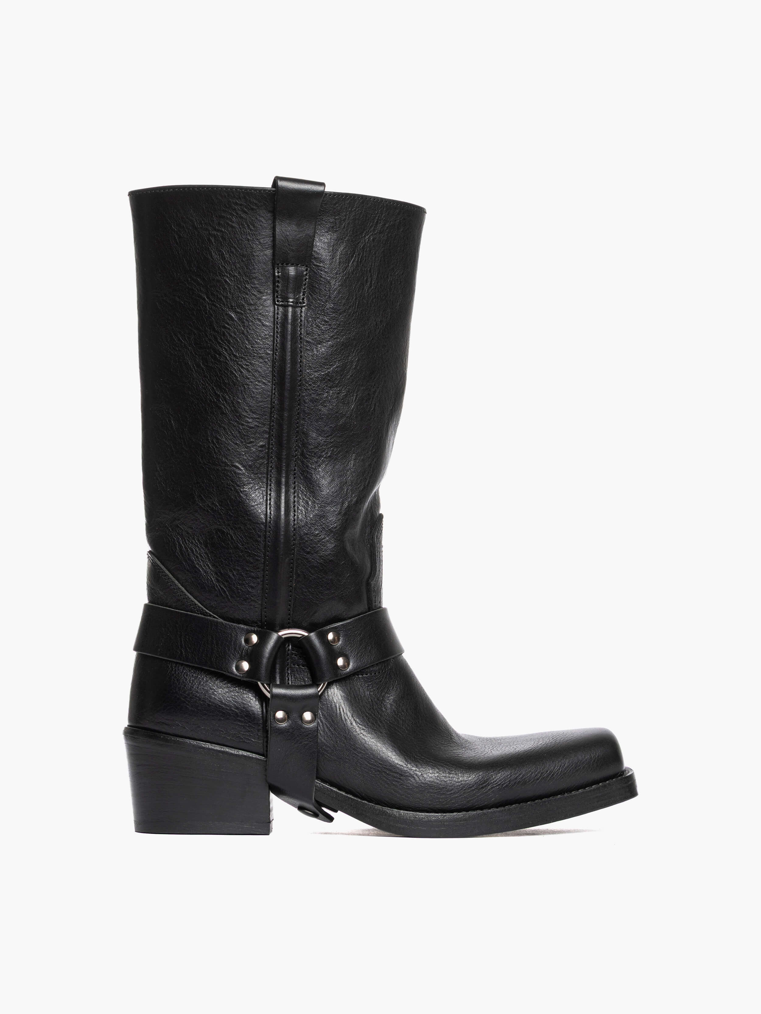 Texani in vacchetta Nero